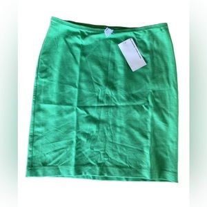 NWT ORIGINAL American Apparel Ponte Mini Bodycon Skirt Kelly Green